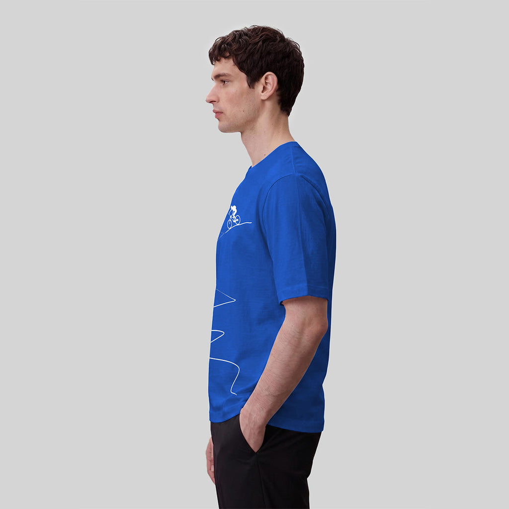 Cycling Minimalist Line Pattern Breathable Comfortable T-Shirt