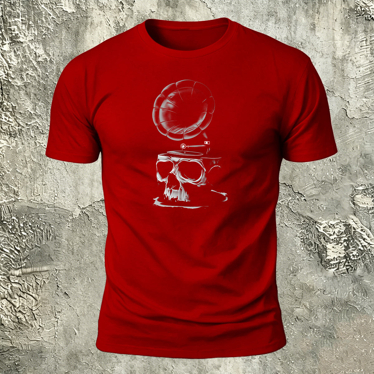 Vintage Music Print Casual Premium Cotton T-Shirt