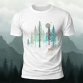 Woodland Pattern Casual Outdoor Soft-touch T-Shirt