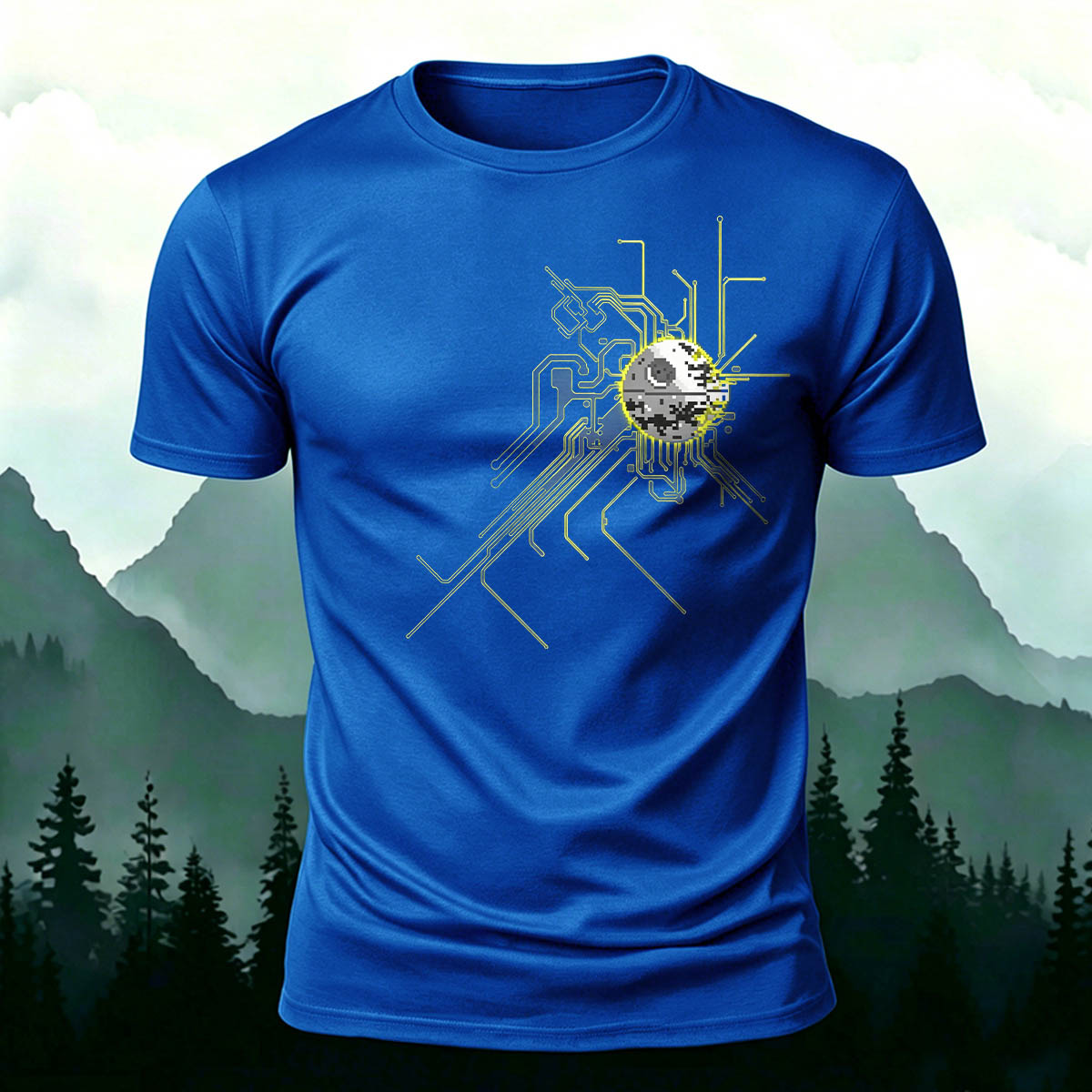 Artistic Linear Personalized Casual Skin-friendly T-shirt