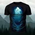 Deep Sea Fantasy World Printed Casual T-Shirt