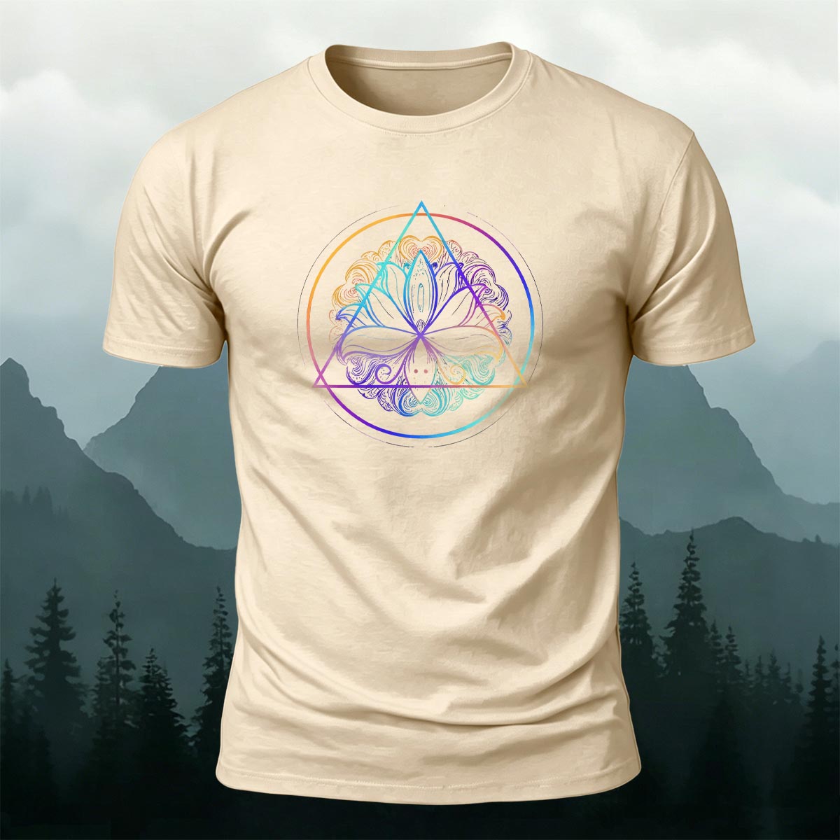 Colorful Pattern Fashion Casual Soft Cotton T-Shirt