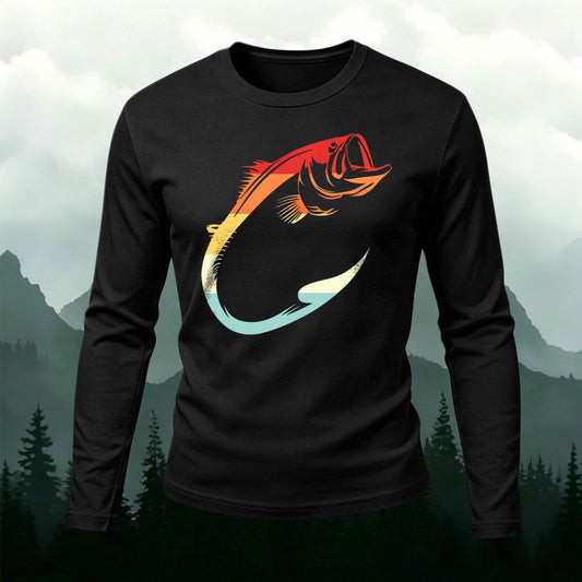 Simple Fishing Outdoor Breathable Long-Sleeve T-Shirt