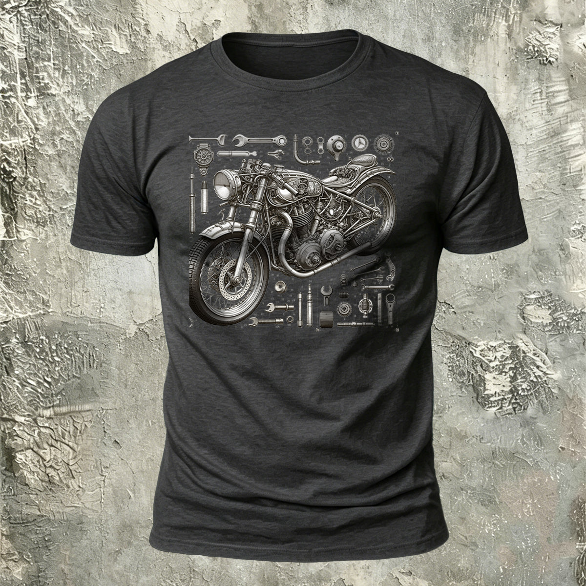 Motorcycle Repair Cool Skin-friendly Casual T-shirt