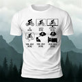 Fun Cycling Hobbyist Casual 100% Cotton T-Shirt