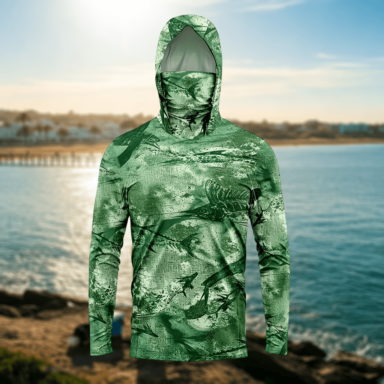 Hooded Mask Outdoor Quick-Dry Breathable Fishing Top