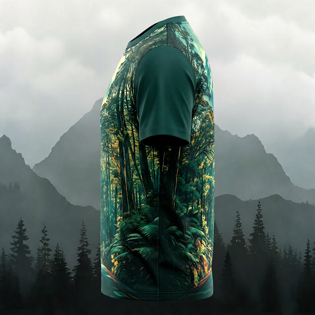 Nature Forest Print Casual Fashion T-Shirt