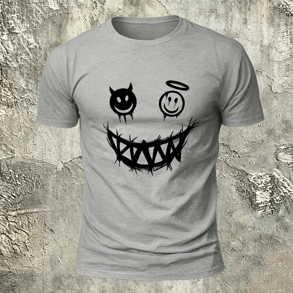 Quirky Expression Street Fashion Casual Breathable Tee