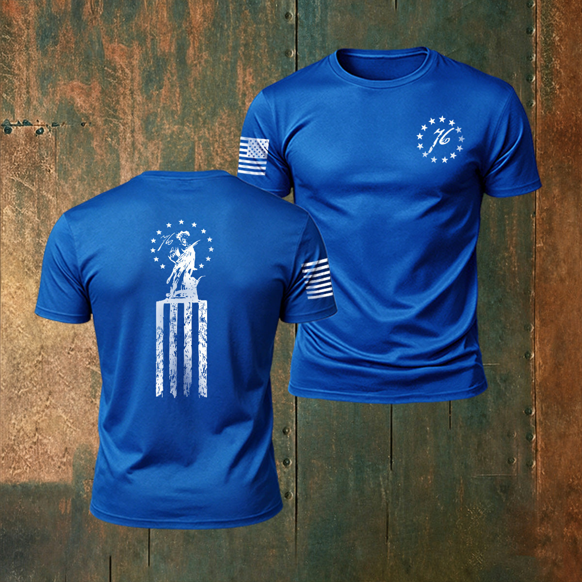 Hero Print American Vintage Premium Cotton T-Shirt