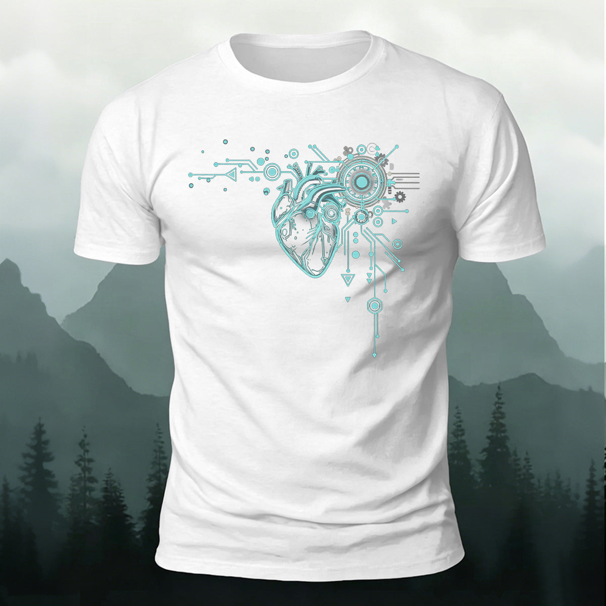 Artistic Heart Personality Casual Premium Cotton T-Shirt