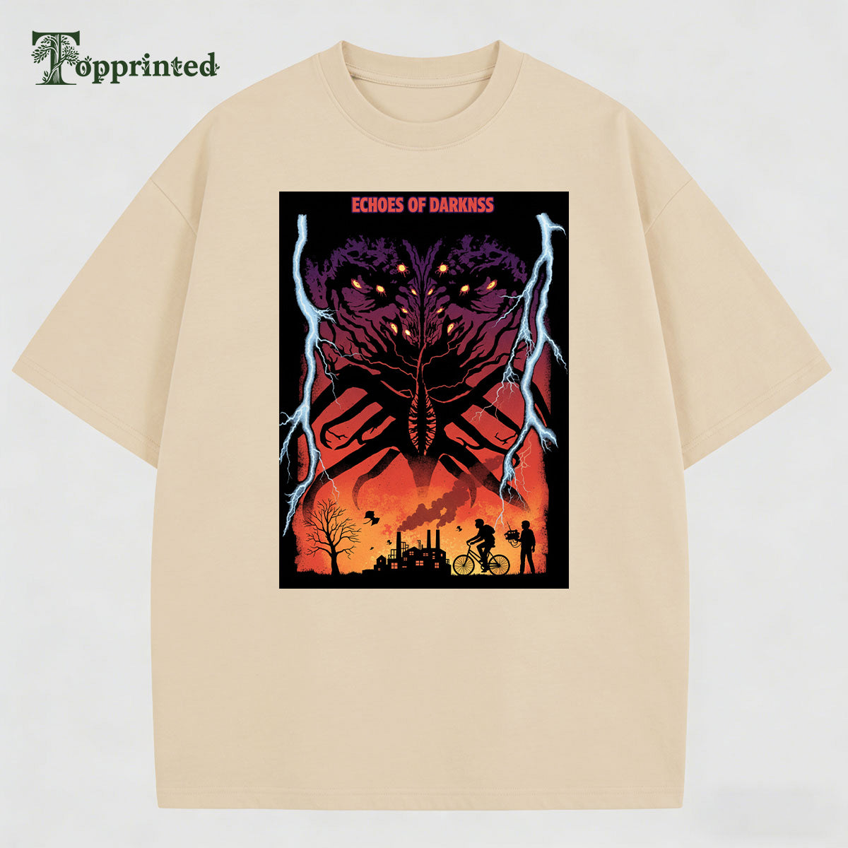 Echoes of Darkness Casual Cotton T-shirt