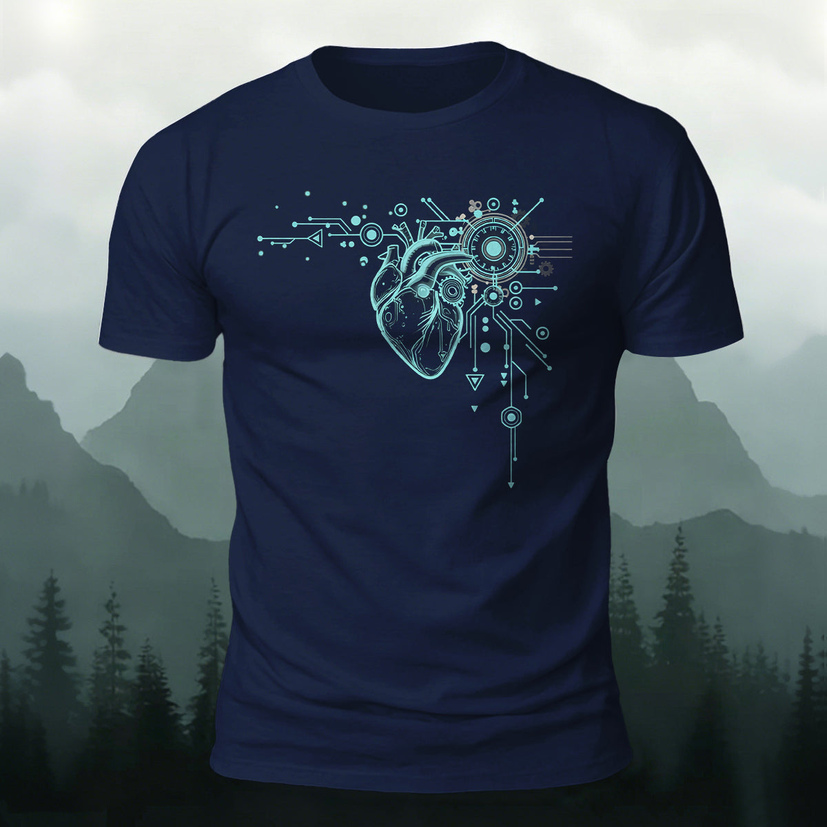 Artistic Heart Personality Casual Premium Cotton T-Shirt