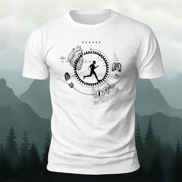 Life Is Movement Printed Casual Cotton T-Shirt