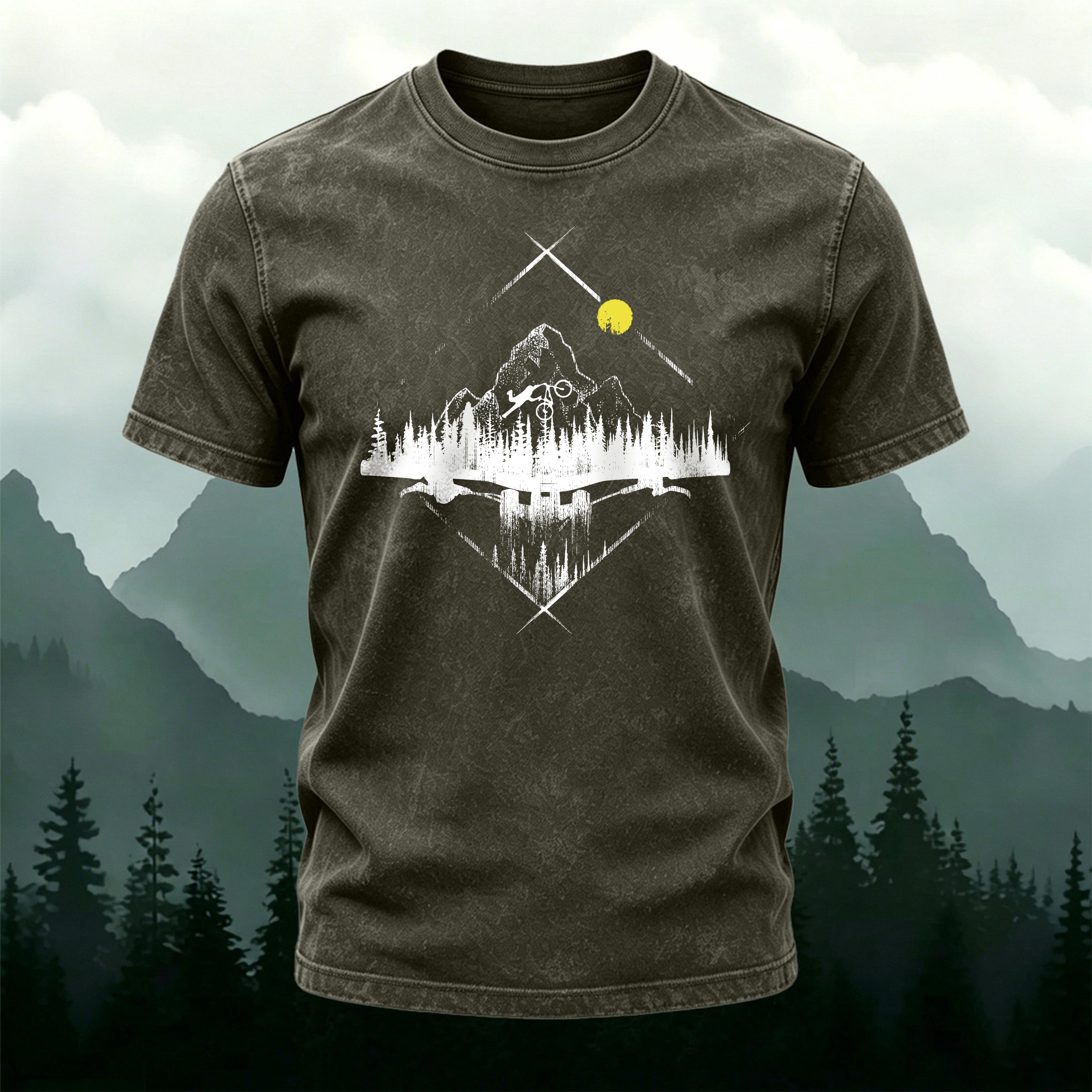 Mountain Cycling Printed Casual Breathable T-Shirt