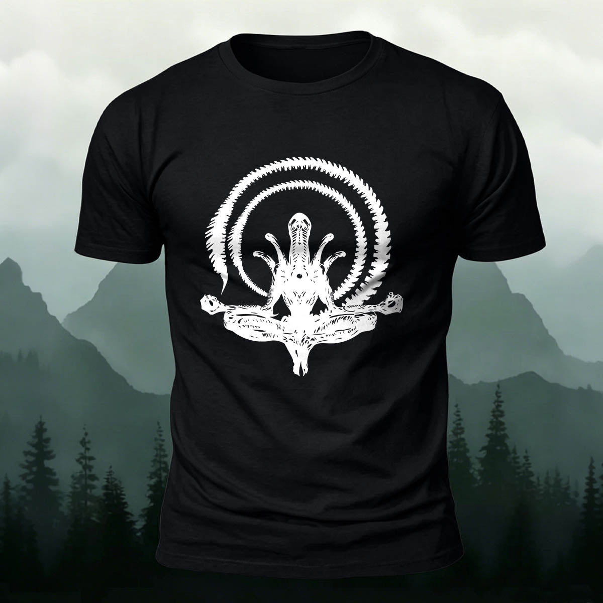 Alien Graphic Fashion Premium Cotton T-Shirt