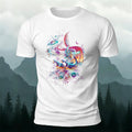 Fun Starry Sky Print Fashionable Breathable T-Shirt