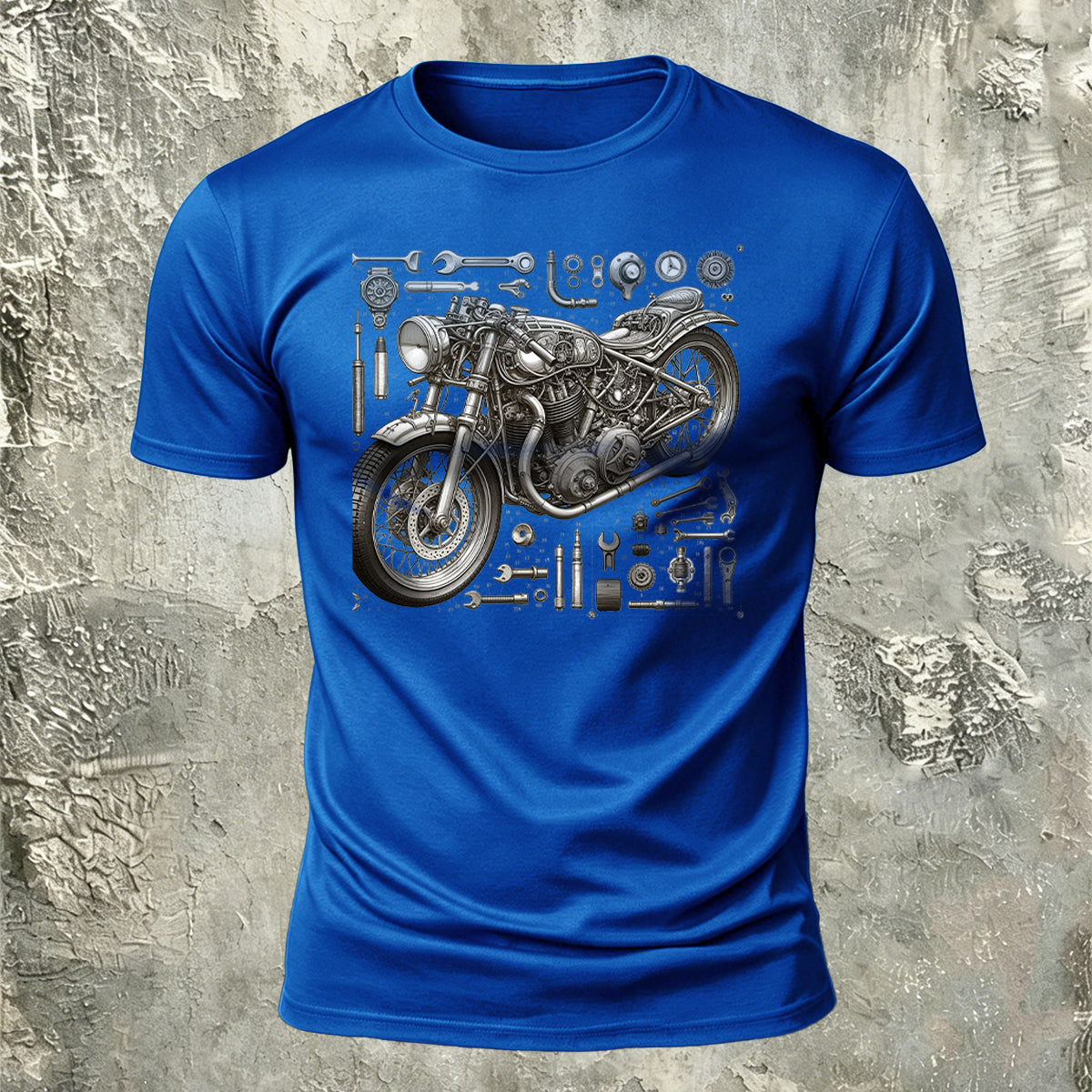 Motorcycle Repair Cool Skin-friendly Casual T-shirt