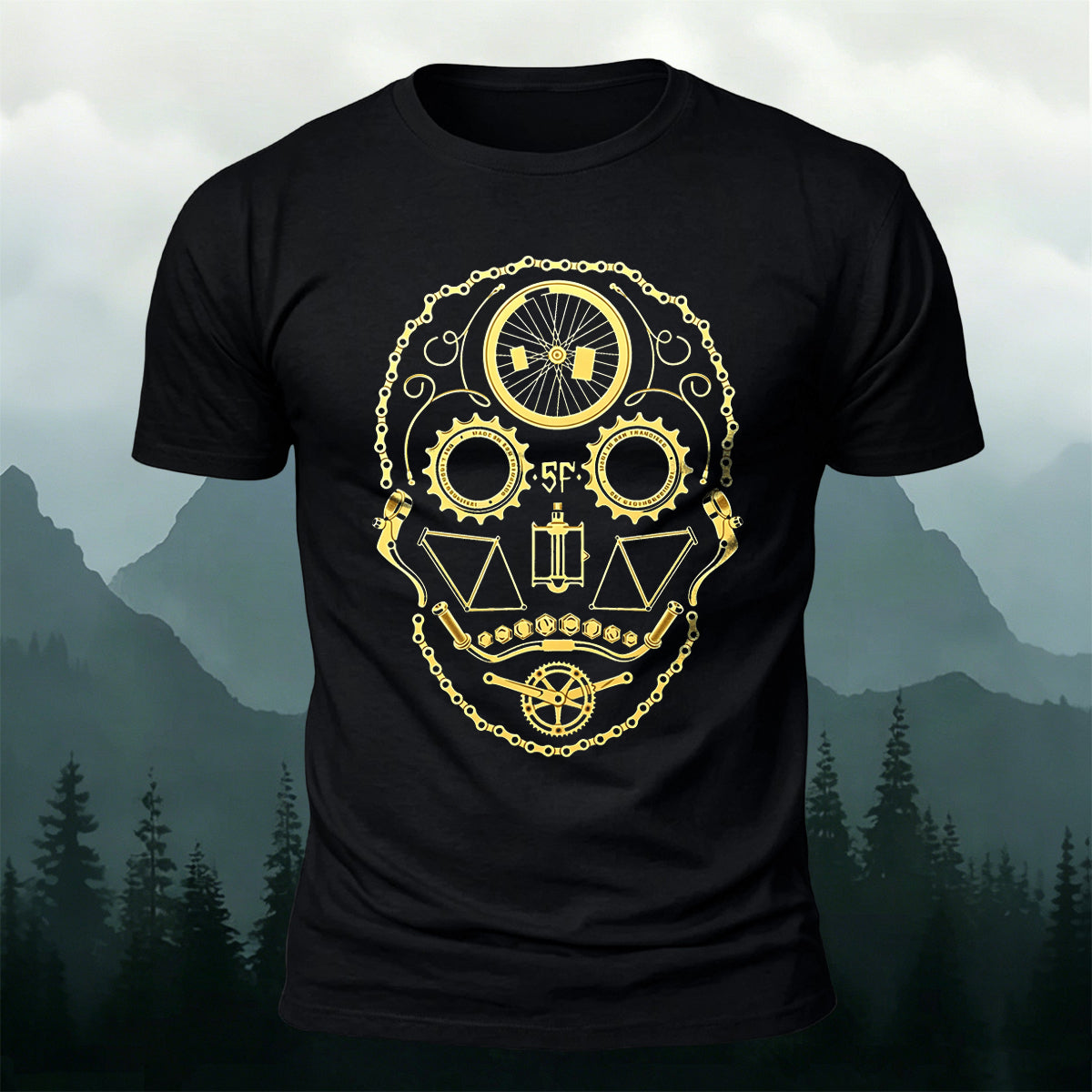 Fun Cycling Accessories Casual Skin-Friendly T-Shirt