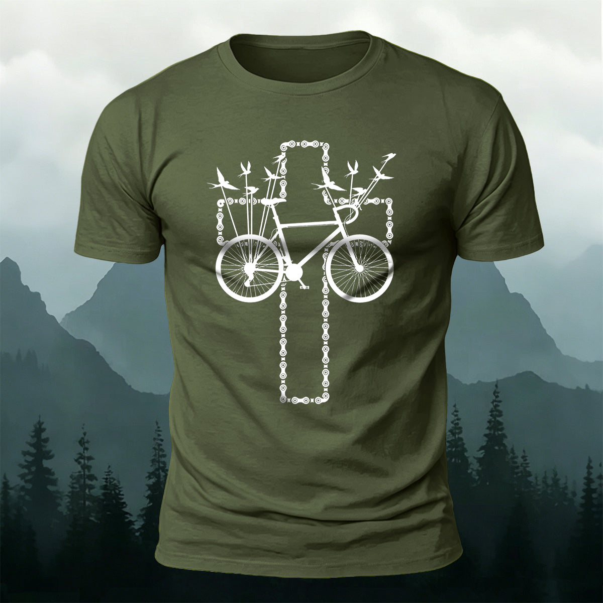 Artistic Riding Cross Casual Outdoor Breathable T-Shirt