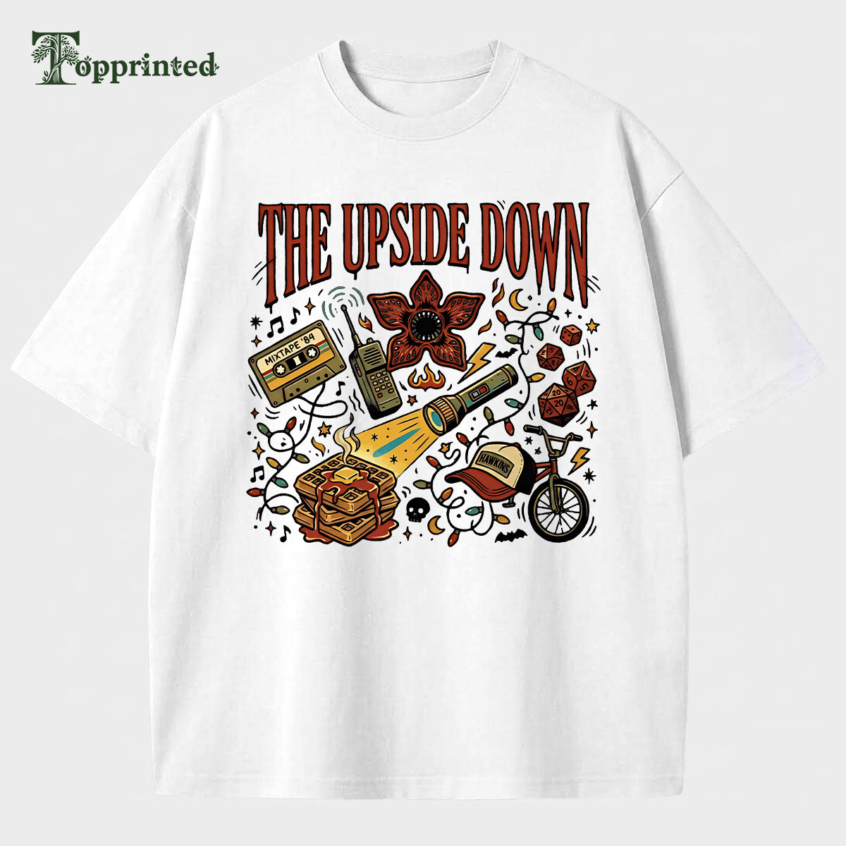 Stranger Things The Upside Down Casual T-shirt