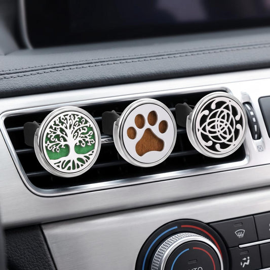 Alloy Tree of Life Celtic Paw Car Air Freshener 3Pcs Set