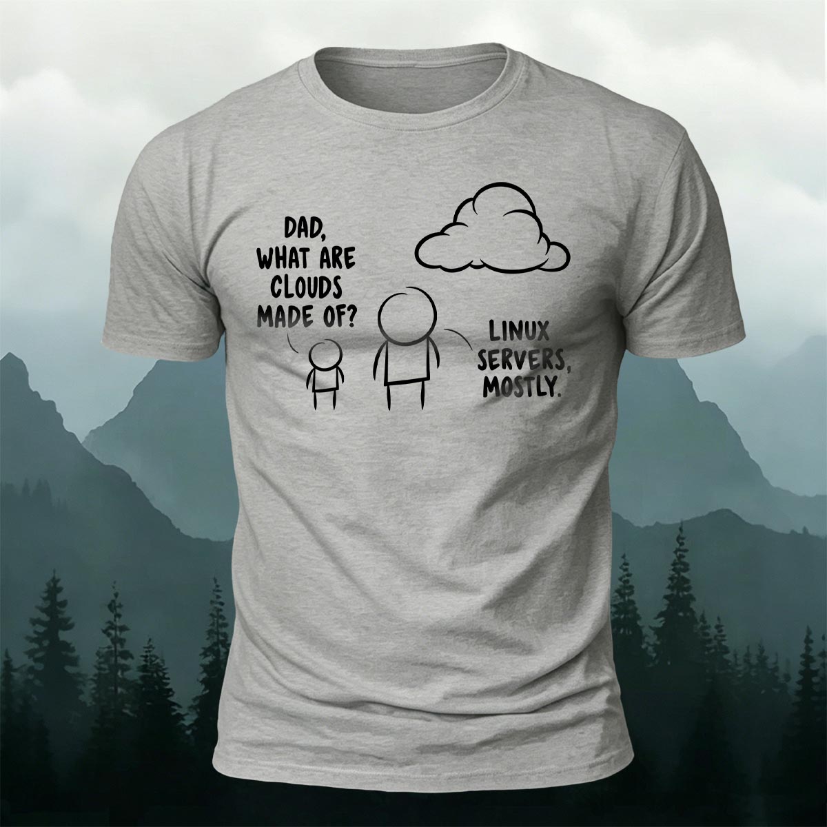 Funny Dialogue Casual Soft Skin-Friendly T-Shirt