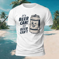 Soda Can Print Versatile Breathable Cotton T-Shirt