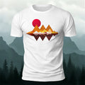 Geometric Mountain Minimalist Natural Breathable T-Shirt