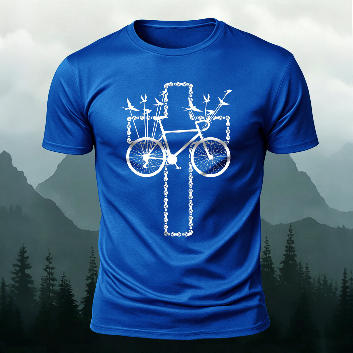 Artistic Riding Cross Casual Outdoor Breathable T-Shirt