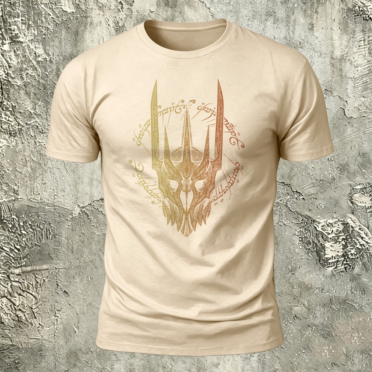 Vintage Skull Print Cotton Versatile T-Shirt