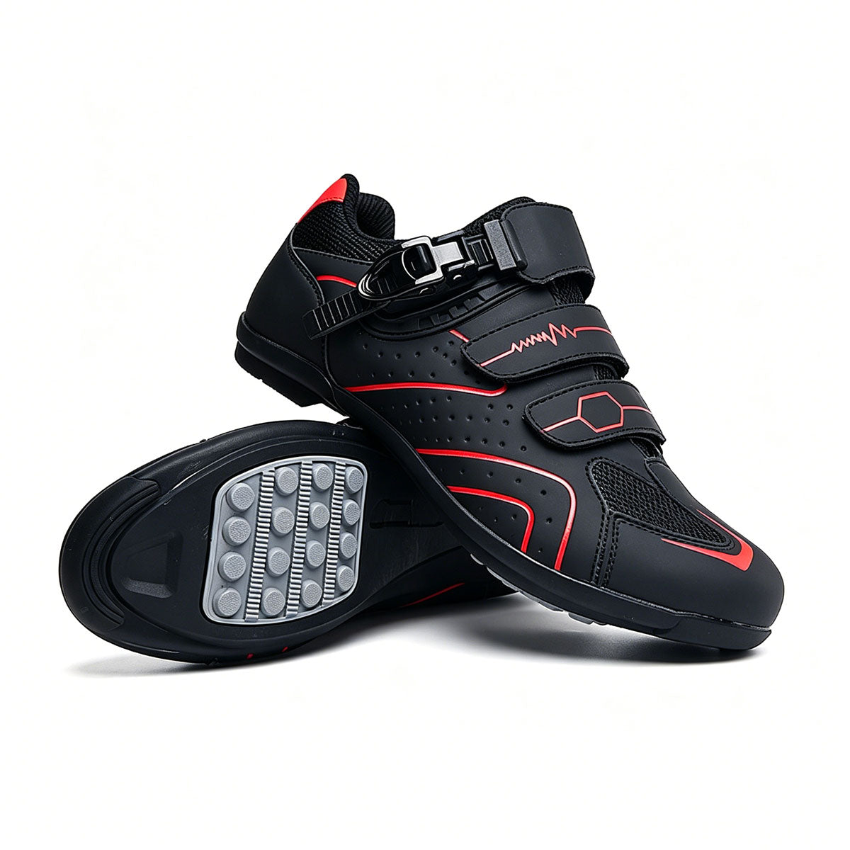Rigid Soles Men's and Women's Road Cycling Shoes