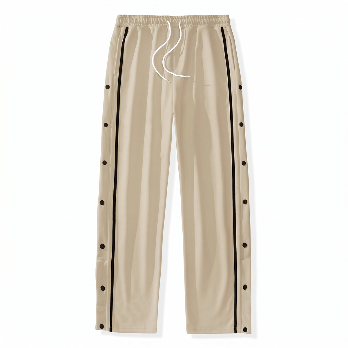 Buttoned Trendy Trend Retro Casual Jogger Pants