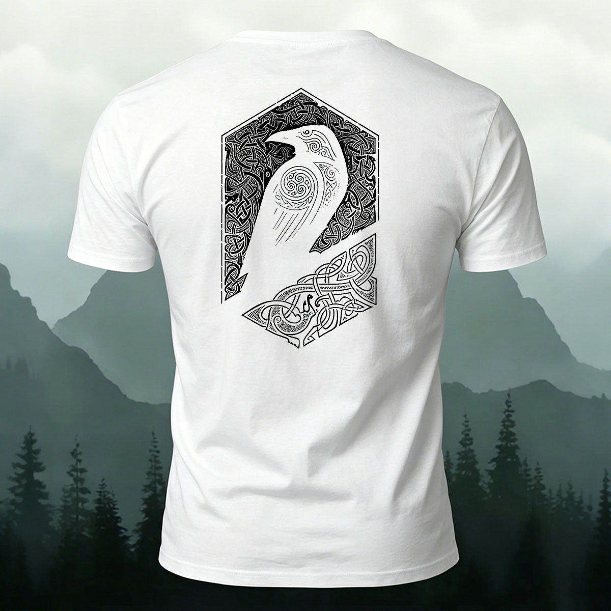 Mystic Totem Bird Casual Premium Cotton T-Shirt