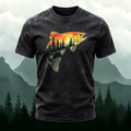 Fish Pattern Forest Style Ultra-soft Fabric T-Shirt