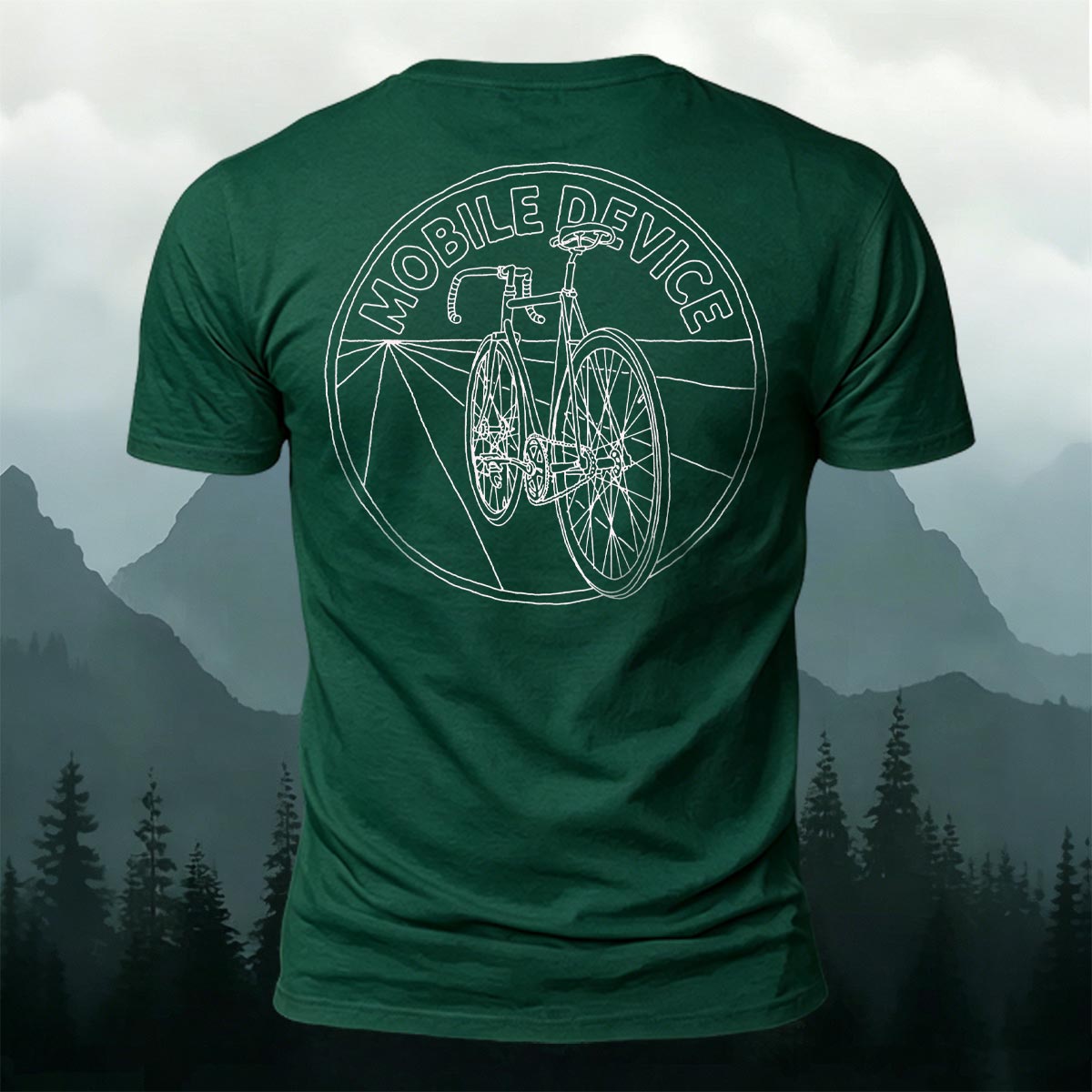 Simple Cycling Graphic Casual Premium Cotton T-Shirt