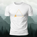 Minimalist Geometric Pattern Skin-friendly Casual T-shirt