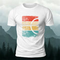 Bicycle Graphic Outdoor Comfortable Breathable T-Shirt White