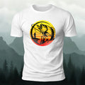 Fisherman Sunset Printed Combed Cotton T-Shirt White