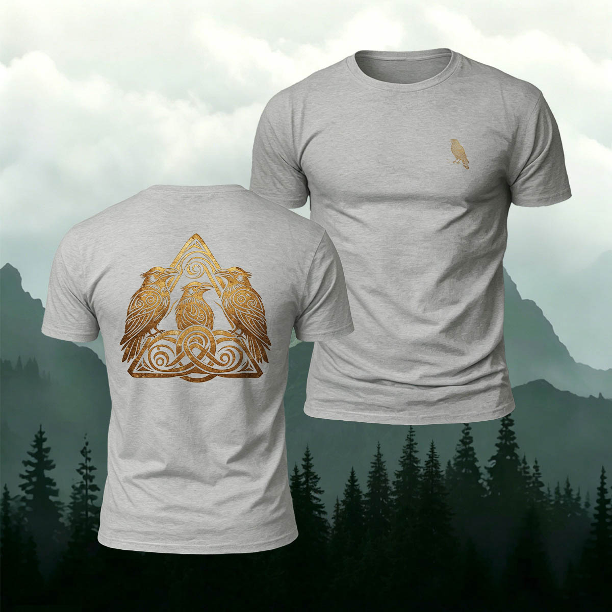 Simple Bird Graphic Casual Outdoor Breathable Tee