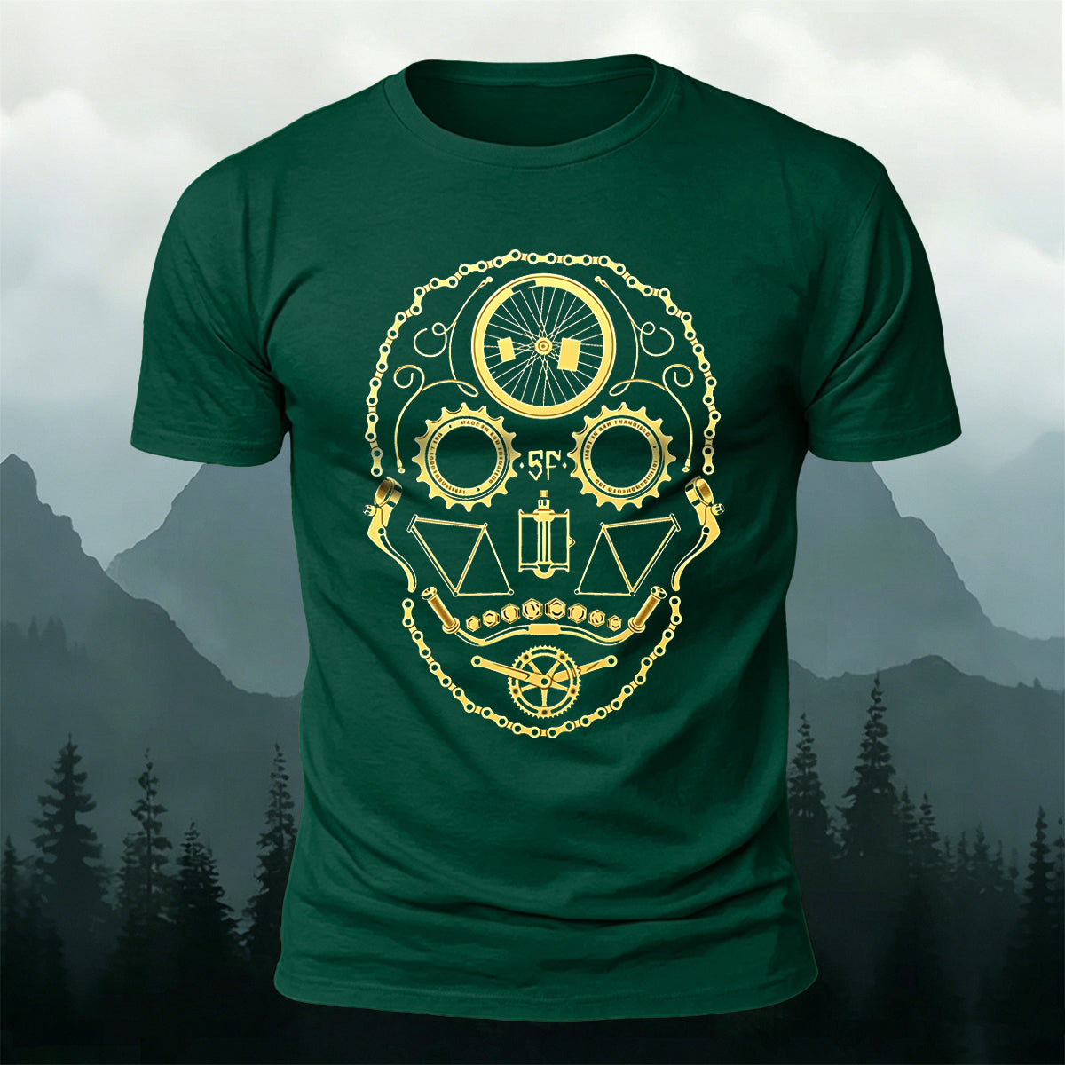 Fun Cycling Accessories Casual Skin-Friendly T-Shirt