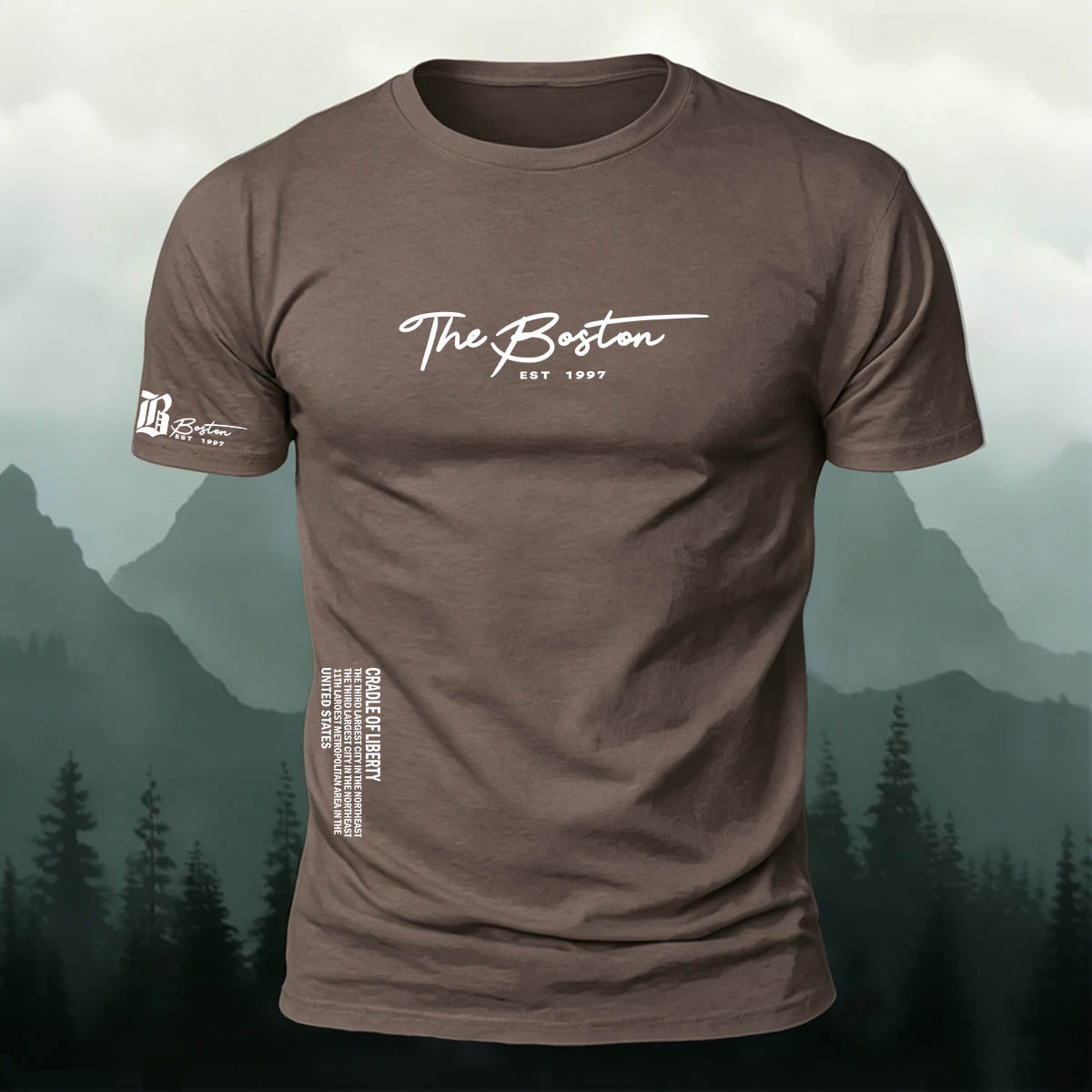American Casual Streetwear Print Casual Cotton T-Shirt