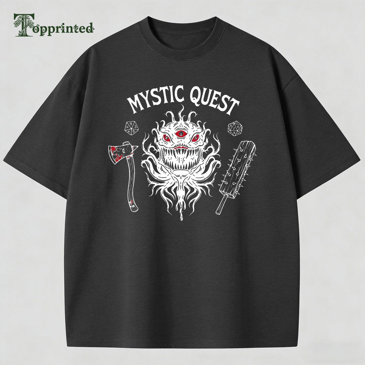 Mystic Quest Cotton Made Casual T-shirt