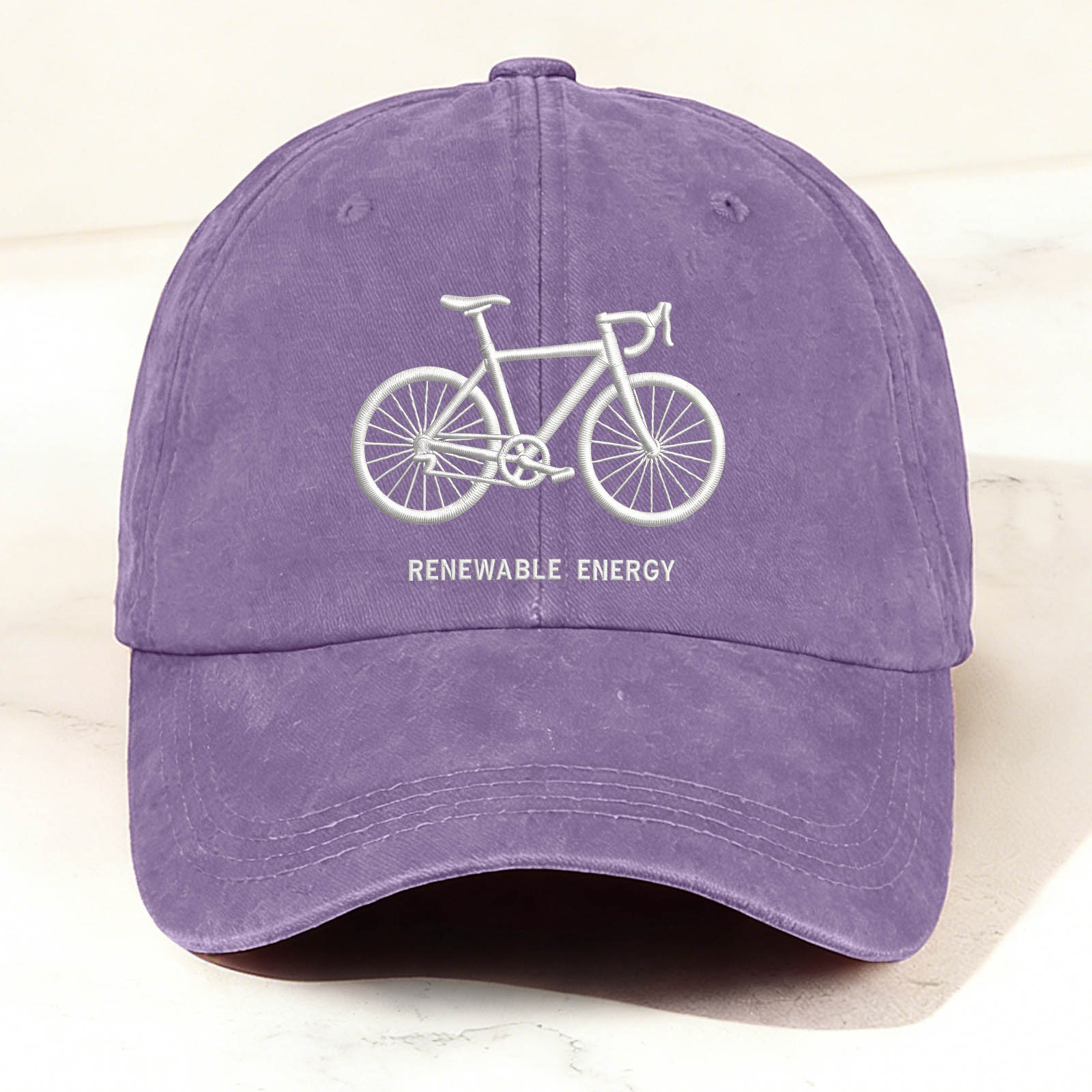 Bicycle Graphic Embroidery Casual Trendy Cap
