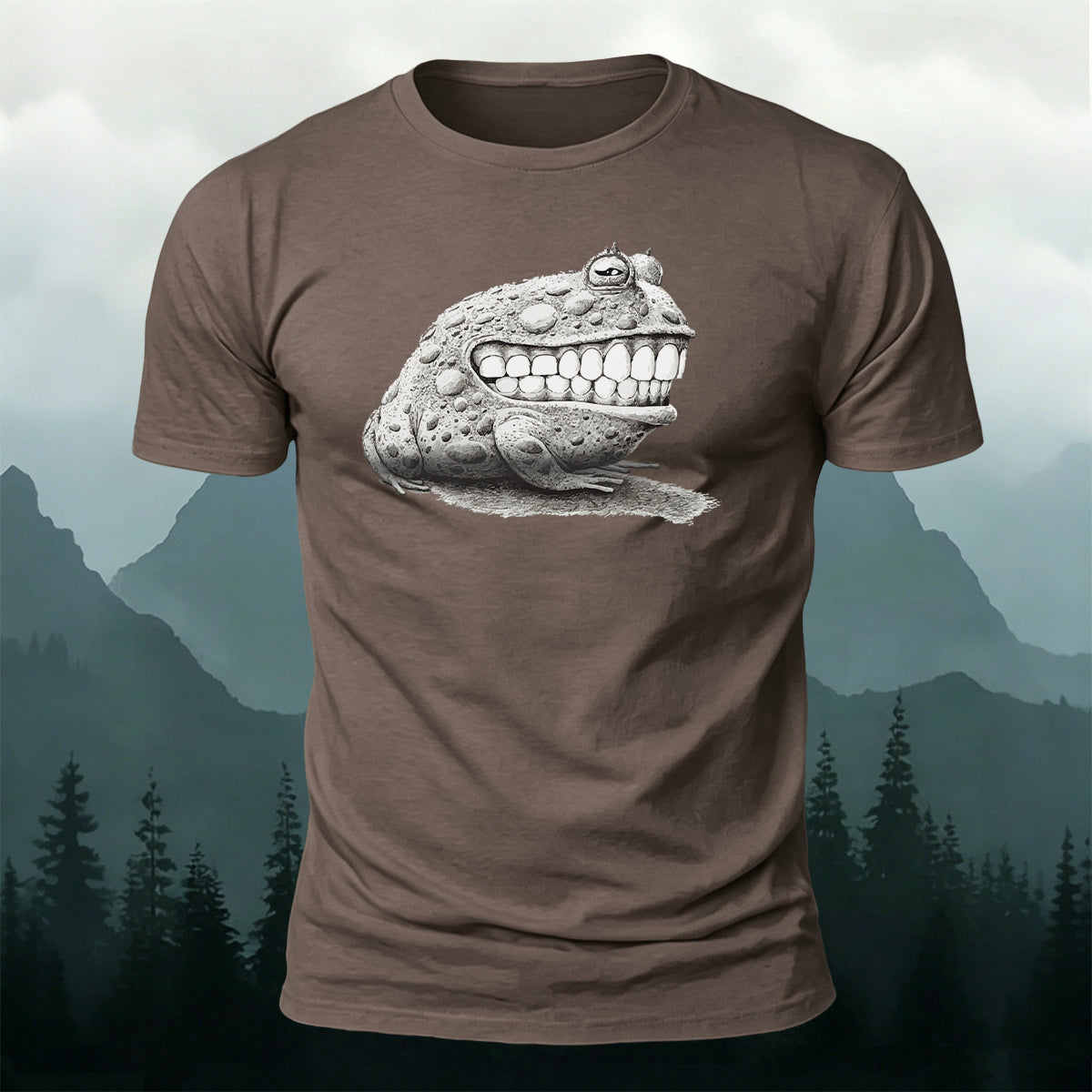 Fun Frog DesignCasual 100% Cotton T-Shirt CO