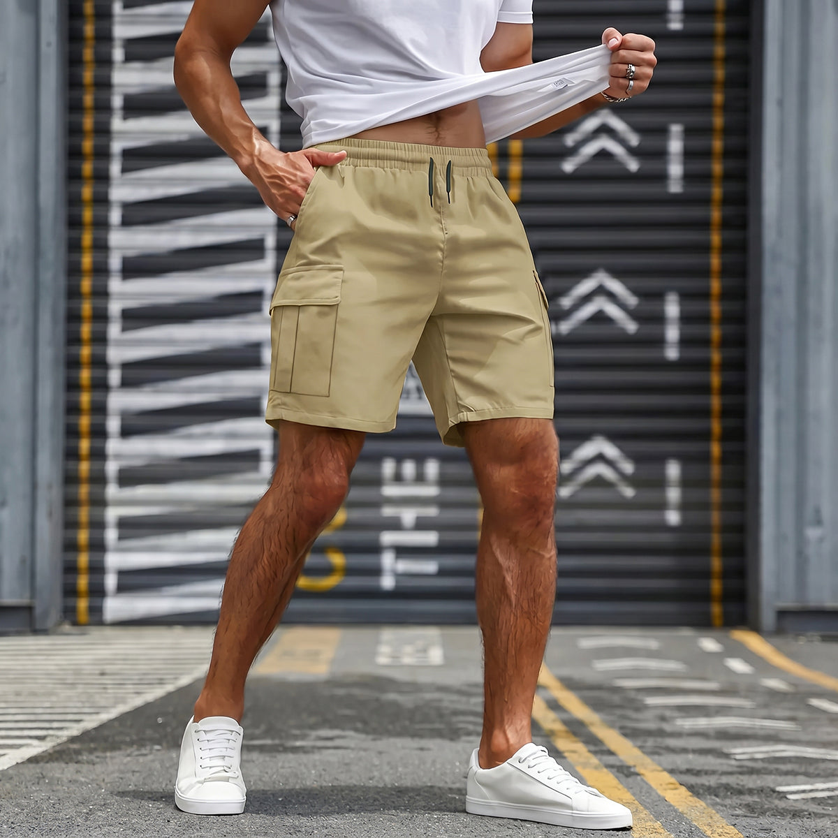 Lightweight Quick-Dry Relaxed-Fit Men's Casual Work Pants