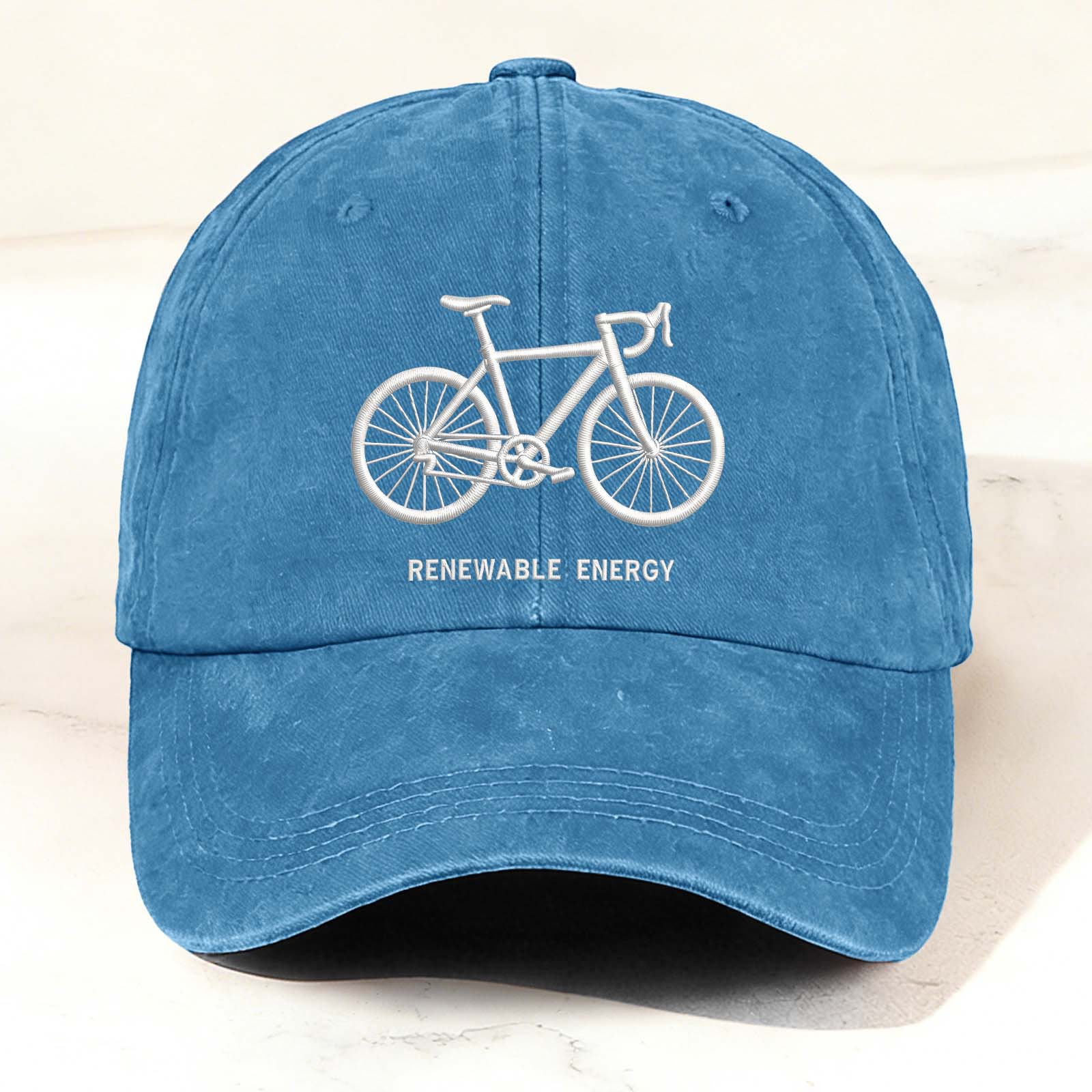 Bicycle Graphic Embroidery Casual Trendy Cap
