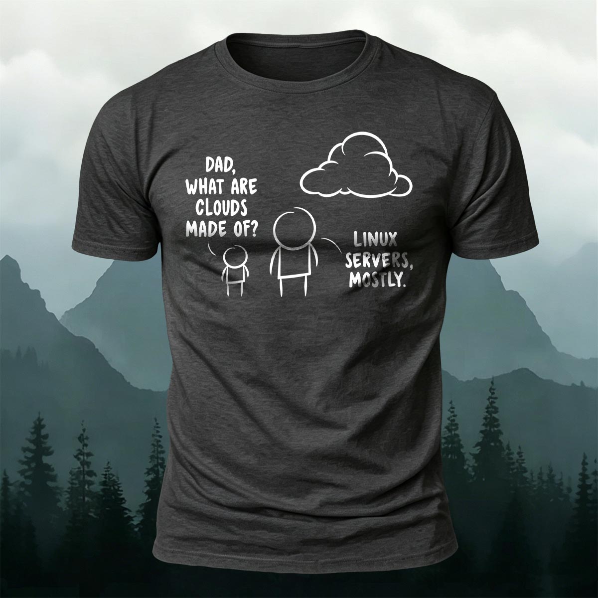 Funny Dialogue Casual Soft Skin-Friendly T-Shirt