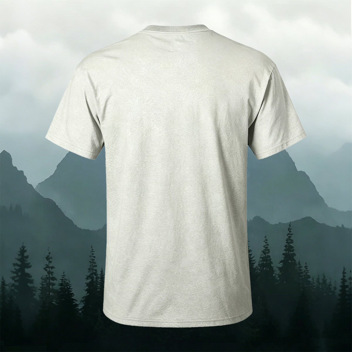 Natural Forest Art Print Casual Cotton T-Shirt