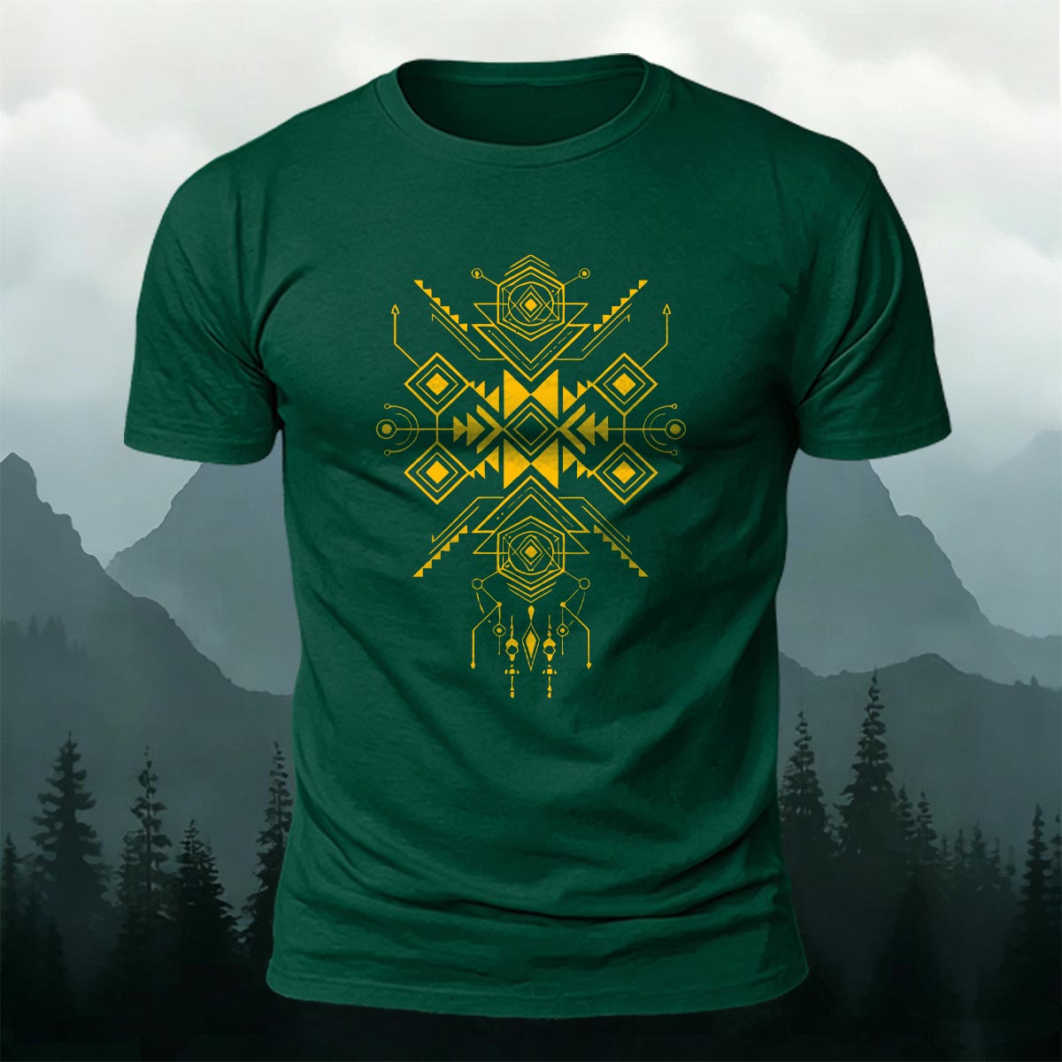 Artistic Graphic Minimalist Premium Cotton T-shirt