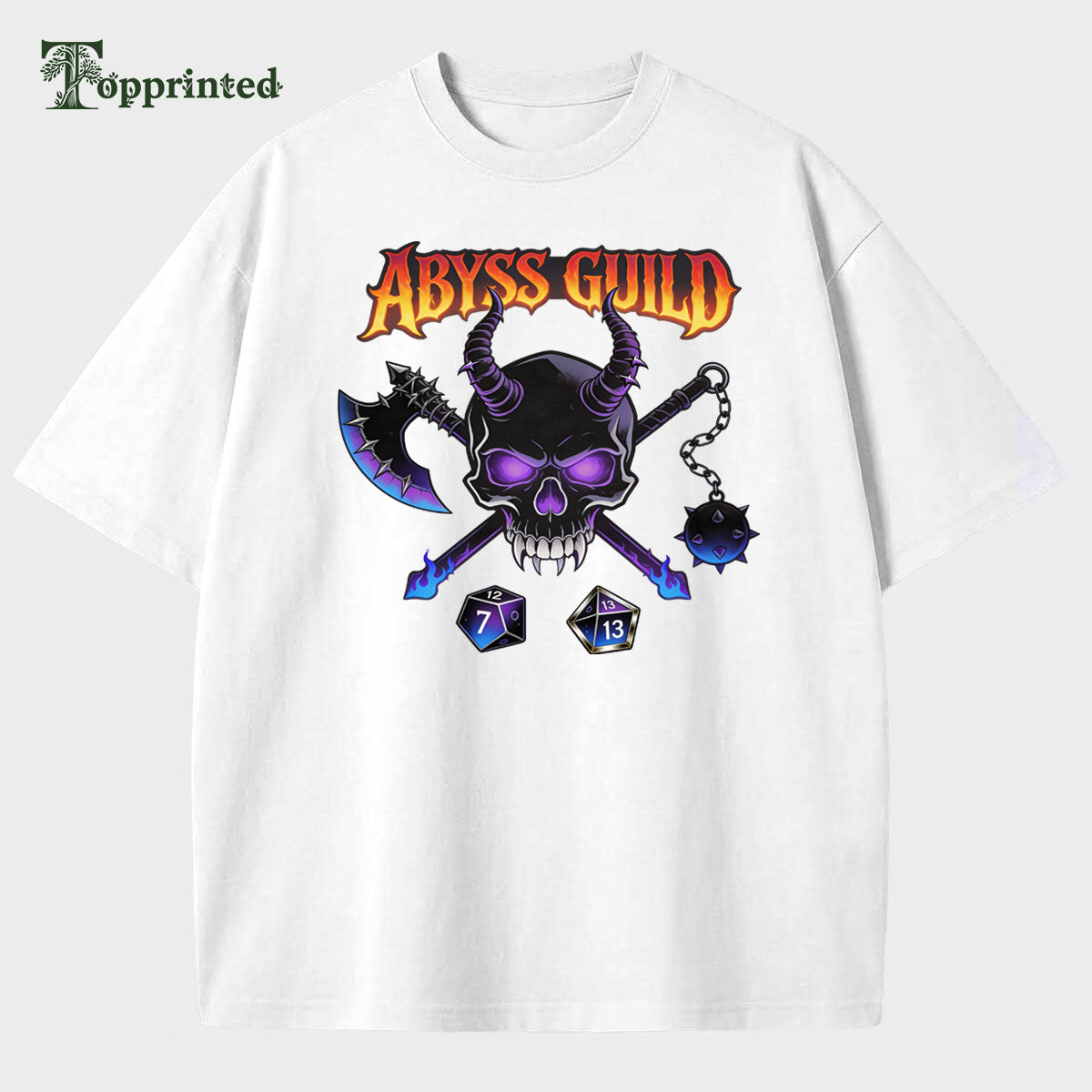 Abyss Guild Casual Cotton Made T-shirt